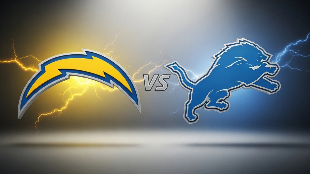 los angeles chargers vs detroit lions match player stats